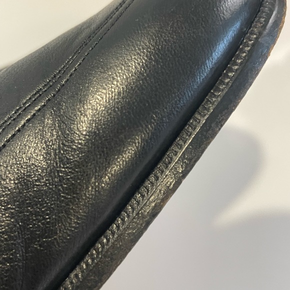 Bally of Switzerland vintage black leather loafers